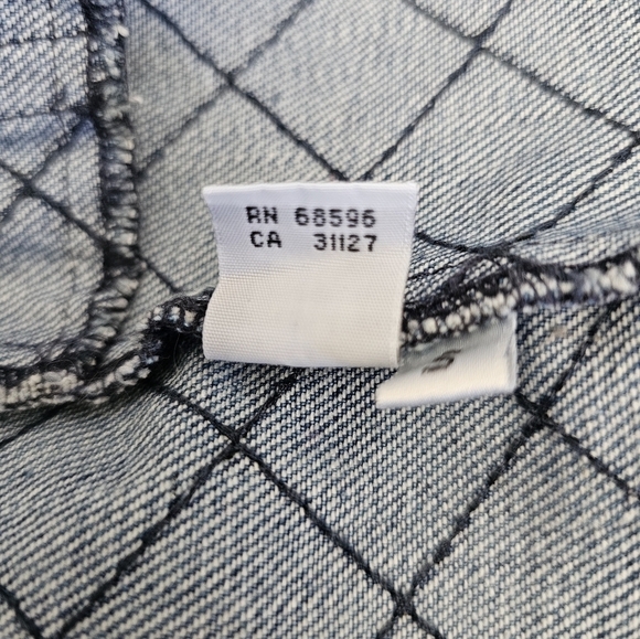 Balmain inspired made by dkny mini denim dress blue button detailed slim fit S - Picture 10 of 10